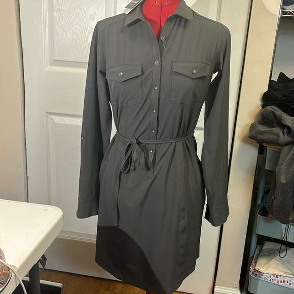 Eddie Bauer Dresses & Skirts - NWT Eddie Bauer Button Up Tie Belted Shirt Dress